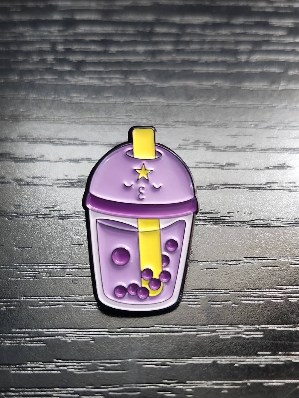 Adventure Time Bubble Tea Inspired Enamel Pin - Cute Collectible Accessory